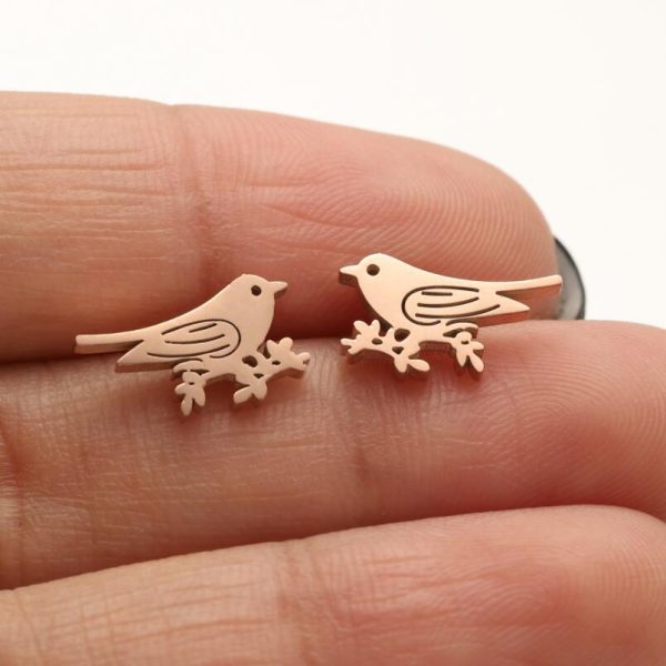 Tiny Love Bird Earrings