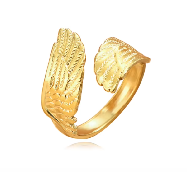 Golden Leaf Ring - Image 2